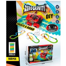 Трек 350 см зі світлом та USB на акумуляторі, машинка, в асортименті, у коробці 41х27,5х7 см