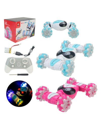 Перевертиш р/к музичний зі світлом, пульт, в асортименті, у коробці 17,8х12х12,8 см