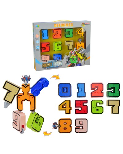 Набір роботів-цифр, у коробці 35х28х5,5 см