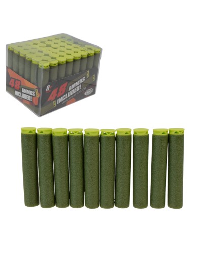 Поролонові снаряди, 48 штук у коробці 10,5х7,8х7 см