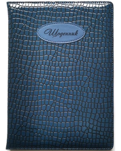 Щоденник шкільний на 48 аркушів 173х246 мм, шкірзам, ТМ Мандарин