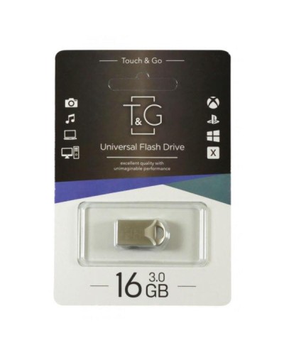 Флеш-карта «T&G» 16 GB металева
