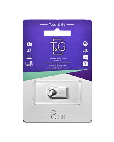 Флеш-карта «T&G» 8 GB металева