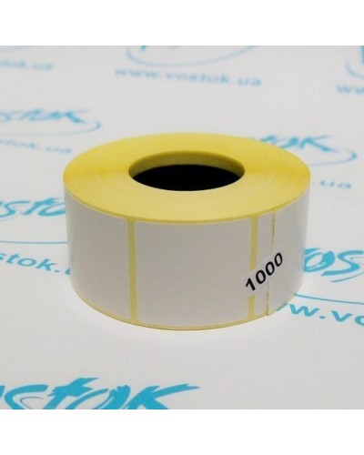 Етикетка 39х40 мм, 1000 штук, в рулоні