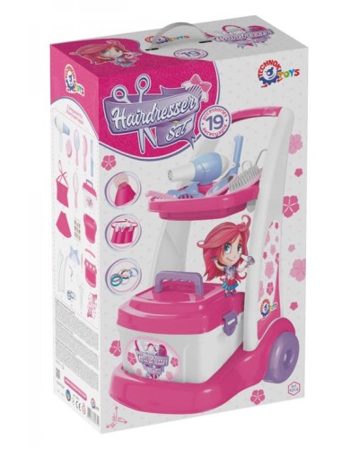 Набір перукаря з 18 предметів, у коробці 67,5х37,5х20 см, ТМ Технок