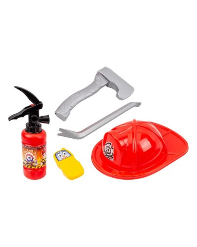 Набір пожежника з 5 предметів, у сітці 32х22х15,5 см , ТМ Технок