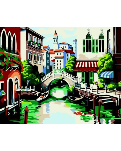 Картина за номерами «Венеція», 40х50, ТМ ZiBi
