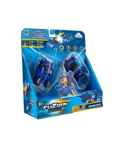 Ігровий набір «Fuzion Max. Дашер» з 2 машинок-транформерів, у коробці 8х22х23 см