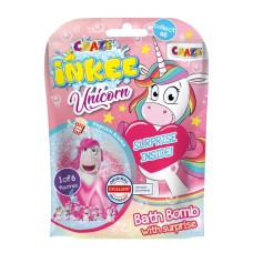 Ароматна бомбочка для ванни «Милі Єдиноріжки» з іграшкою в асортименті, у дисплеї 11х5х15 см, ТМ Inkee