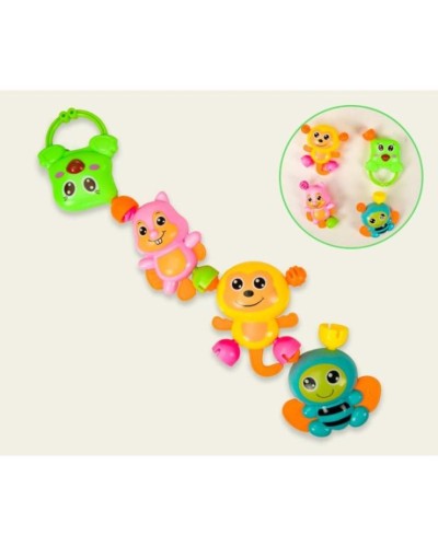 Брязкальце-конструктор з 4 елементів, у пакеті 19х24 см