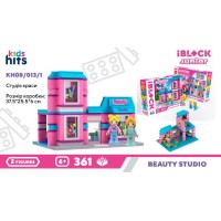Конструктор «Студія Краси» на 361 деталь з 2 фігурками, у коробці 37,5х7х25 см, IBLOCK JUNIOR