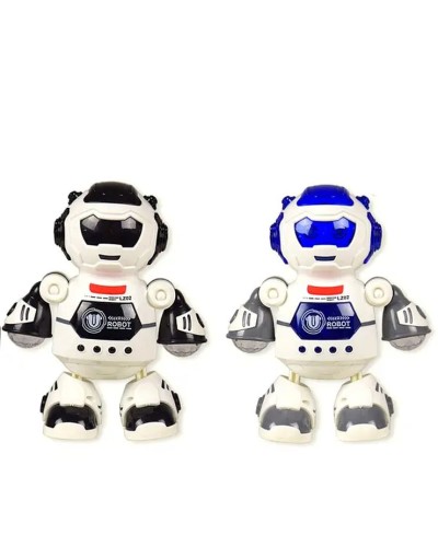 Робот зі світлом та звуком , на батарейці, у коробці 21х17х9 см