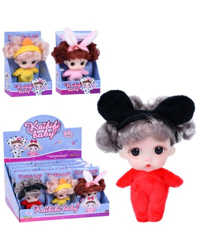 Лялька «WG» 9 см, в асортименті, 12 шт в дисплеї 24х12,5х19 см