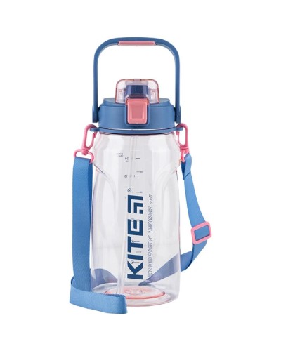 Пляшечка для води 1500 мл рожева, ТМ Kite