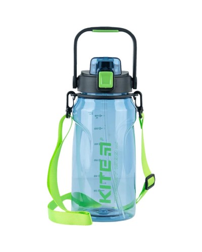 Пляшечка для води 1500 мл синя, ТМ Kite