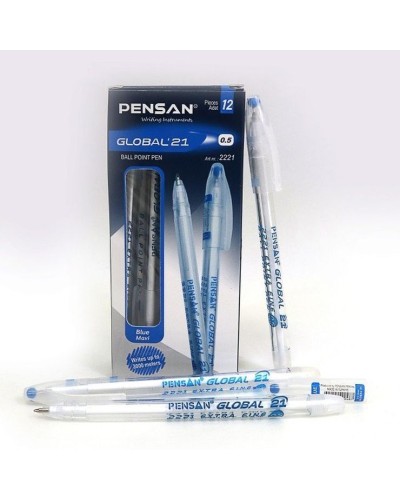 Ручка «Global» кулькова 0,5 мм синя, ТМ Pensan