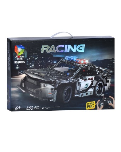 Конструктор «Поліція.Машина» 24,1 см на 352 деталі, р/к 2,4G, на батарейці, у коробці 54,5х35х7 см