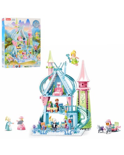 Конструктор «Казковий замок.Парк розваг» на 447 деталей з фігурками, у коробці 33,5х42,5х6,5 см