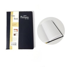 Блокнот 13х19 см на 72 аркуші у клітинку з обкладинкою зі шкірзаму, ТМ Leader