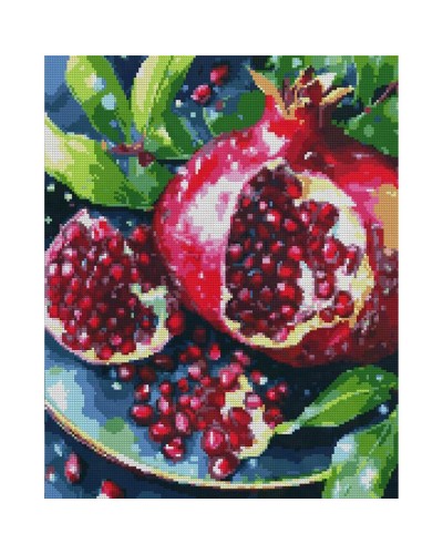 Набір з алмазною мозаїкою «Гранат» 40х50 см, ТМ SANTI