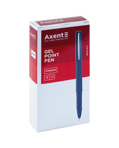 Ручка «Premier» гелева синя, ТМ Axent