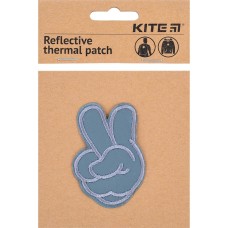 Термонашивка «Victory» світловідбиваюча діаметром 6 см, ТМ Kite