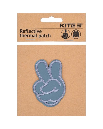 Термонашивка «Victory» світловідбиваюча діаметром 6 см, ТМ Kite