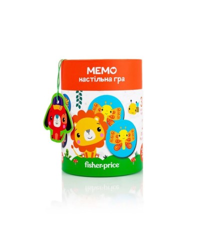 Гра настільна «Fisher Price. Мемо», у тубусі 11,5х11,5х15 см, ТМ Vlady Toys