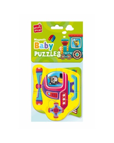Пазли «Транспорт» магнітні, у пакеті 13,5х1х27 см, ТМ Vladi Toys