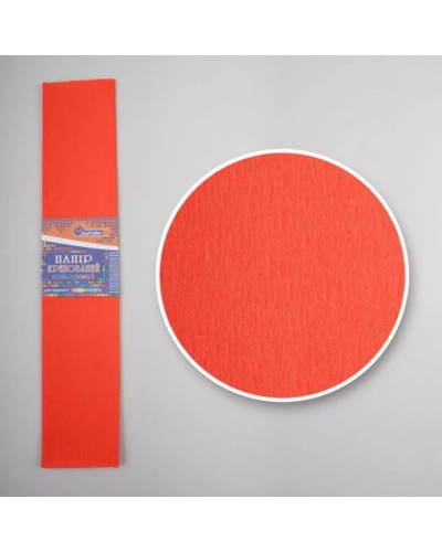 Гофро-папір 110 % 50х200 см 20 гр/м2 жовтогарячий, TM J.Otten