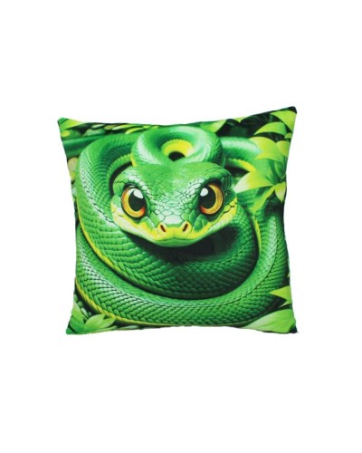 М`яка іграшка «Подушка Змія» 31х31х9 см з принтом 2, ПП Копиця