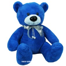 М`яка іграшка «Teddy Luxury blue» 50 см, ПП Копиця