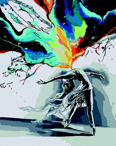 Картина за номерами «Північне сяйво» 40х50 см, ART Line