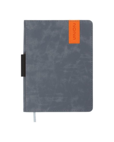 Щоденник датований «VERONA 2026» A5 на 336 сторінок обкладинка зі шкірзаму, чорний, ТМ Buromax