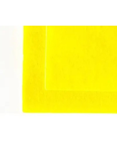 Фетр 21х30 см товщиною 1,2 мм 8 аркушів, жовтий, ТМ Мандарин