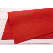Фетр 21х30 см товщиною 1,2 мм 8 аркушів, червоний, ТМ Мандарин