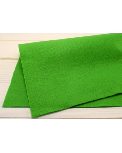 Фетр 21х30 см товщиною 1,2 мм 8 аркушів, зелений, ТМ Мандарин