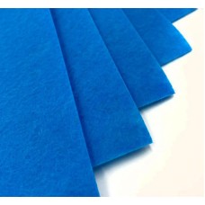 Фетр 21х30 см товщиною 1,2 мм 8 аркушів, блакитний, ТМ Мандарин