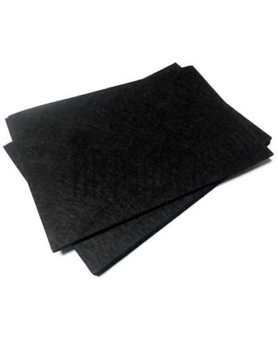 Фетр 21х30 см товщиною 1,2 мм 8 аркушів, чорний, ТМ Мандарин