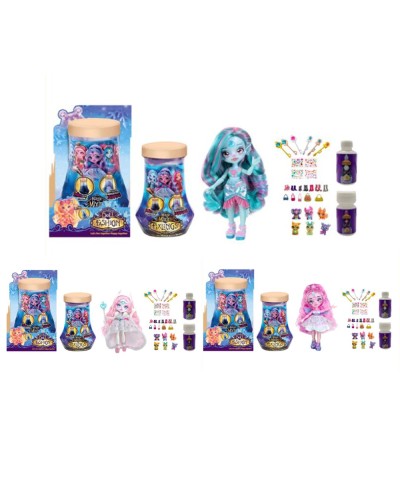 Лялька 19 см шарнірна зф стразами-наліаками та аксесуарами, в асортименті, у колбі 20,5 см, у коробці 14,5 х27х11,5 см