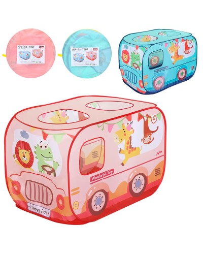 Намет «Автобус-сафарі» 110х70х70 см, в асортименті, у сумці 38х38х4 см