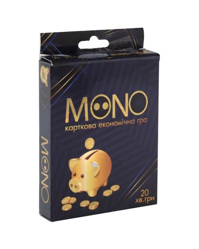 Гра карткова «Mono» розвивальна, у коробці 13,5х9х2 см, ТМ Strateg