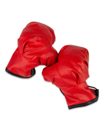 Боксерські рукавички «NEW» червоно-чорні, ТМ Strateg