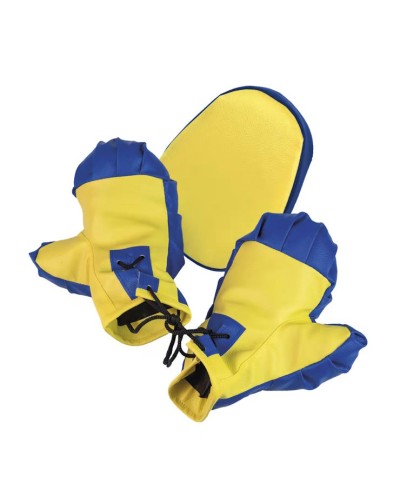 Боксерський набір «Energy Lap Ukraine»: рукавички та лапа, у пакеті 35,5х21х12 см, ТМ Strateg