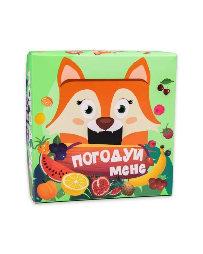Гра настільна «Погодуй мене.Лисичка» розвивальна, у коробці 20х20х7 см, ТМ Strateg