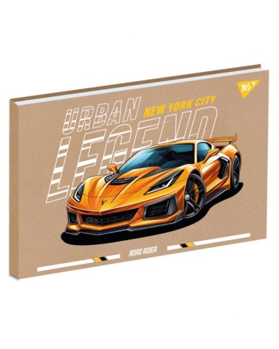 Альбом «Urban legend» А4 20 аркушів 100 г/м2 на склейці з крафтовою обкладинкою, ТМ YES