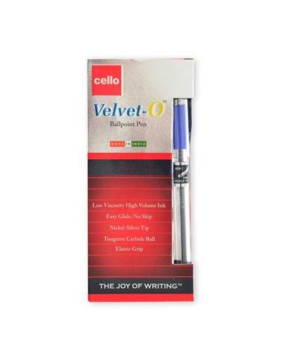 Ручка «Velvet-O» масляна 0,7 мм синя, CELLO
