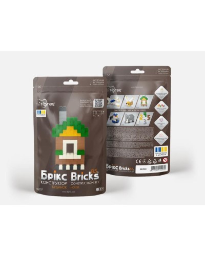 Конструктор «Брікс. Будинок» на 85 елементів, ТМ Тигрес