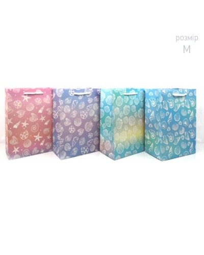 Пакет паперовий 18x10x23 см, в асортименте, TM Leader