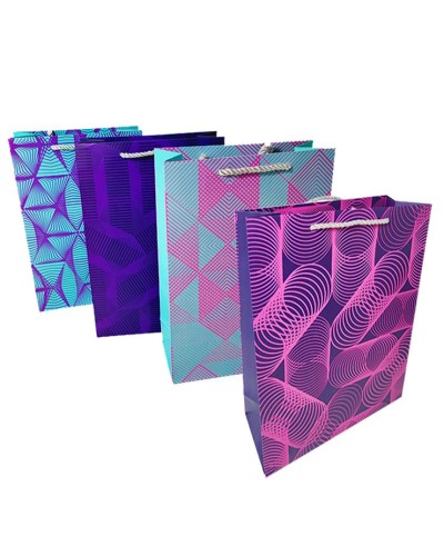 Пакет паперовий 12x8x15 см, в асортименті, TM Leader